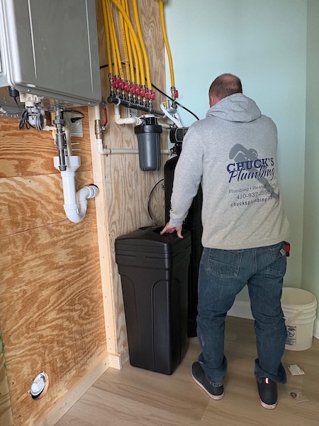 Whole house water softner systems